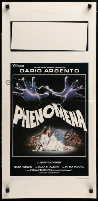 3m242 CREEPERS Italian locandina '85 Dario Argento's Phenomena, Jennifer Connelly, Sciotti art!