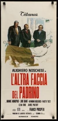 3m264 FUNNY FACE OF THE GODFATHER Italian locandina '73 comic parody of Coppola's Godfather!