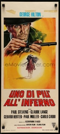 3m327 ONE MORE TO HELL Italian locandina '68 Uno Di Piu All'Inferno, Casaro spaghetti western art!