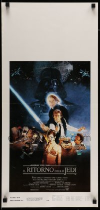 3m342 RETURN OF THE JEDI Italian locandina '83 George Lucas classic, art by Kazuhiko Sano!