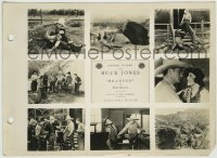 3s106 BRANDED 8x11 key book still '31 nine great scenes with cowboy Buck Jones + title & credits!