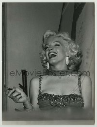 3s503 MARILYN MONROE 7.25x9.5 still '53 great c/u at St. Jude's charity auction by Bruno Bernard!