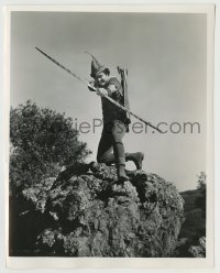 3s648 ROGUES OF SHERWOOD FOREST deluxe 8x10 still '50 John Derek as Robin Hood's son by Christie!