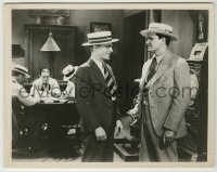 3s683 SINNERS' HOLIDAY 8x10.25 still '30 c/u of James Cagney & Warren Hymer by gambling machine!