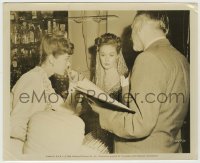 3s687 SMASH-UP candid 8x10 still '46 director Stuart Heisler instructs Susan Hayward & Marsha Hunt!