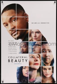 3w202 COLLATERAL BEAUTY teaser DS 1sh '16 Will Smith, Norton, Knightley, we are all connected!