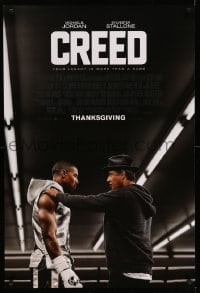 3w214 CREED advance DS 1sh '15 image of Sylvester Stallone as Rocky Balboa with Michael Jordan!