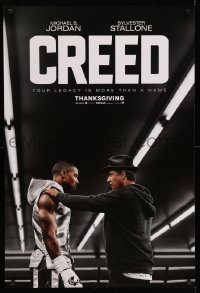 3w215 CREED teaser DS 1sh '15 image of Sylvester Stallone as Rocky Balboa with Michael Jordan!