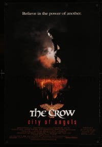 3w220 CROW: CITY OF ANGELS int'l 1sh '96 Tim Pope directed, believe in the power of another!