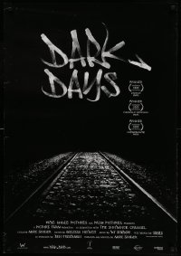 3w230 DARK DAYS 1sh '00 Marc Singer, squatters in underground New York City!