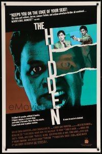 3w391 HIDDEN 1sh '87 Kyle MacLachlan, a new breed of criminal just took over a police station!