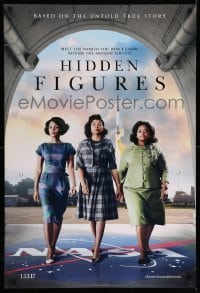 3w393 HIDDEN FIGURES style A teaser DS 1sh '17 Taraji P. Henson, Octavia Spencer, Janelle Monae!