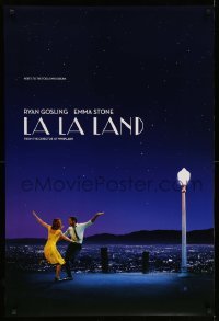 3w494 LA LA LAND teaser DS 1sh '16 Ryan Gosling, Emma Stone dancing, the fools who dream!