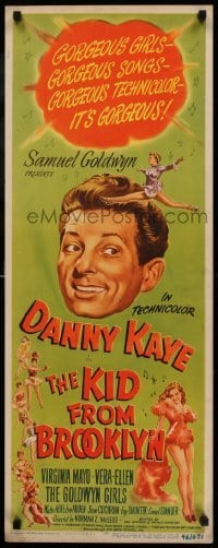 4c567 KID FROM BROOKLYN insert '46 Danny Kaye, sexy Virginia Mayo, Vera-Ellen!