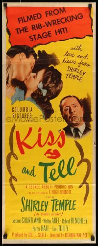 4c571 KISS & TELL insert '45 whole town thinks 15 year-old Shirley Temple is pregnant!