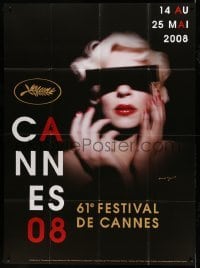 4p598 CANNES FILM FESTIVAL 2008 French 1p '08 different image by Collier & David Lynch!