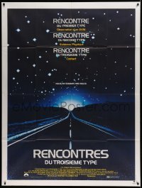 4p617 CLOSE ENCOUNTERS OF THE THIRD KIND French 1p '77 Steven Spielberg sci-fi classic!