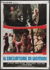 4p140 DEVIL HUNTER Italian 1p '80 Jess Franco, Devil worshipers with kidnapped model, ultra rare!