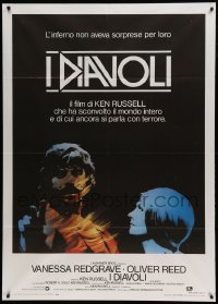 4p141 DEVILS Italian 1p R80s Oliver Reed & Vanessa Redgrave, directed by Ken Russell!