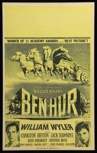 4p272 BEN-HUR Benton WC R70s Charlton Heston, William Wyler classic religious epic!