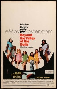 4p273 BEYOND THE VALLEY OF THE DOLLS WC '70 Russ Meyer's girls who are old at twenty!