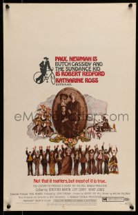 4p281 BUTCH CASSIDY & THE SUNDANCE KID WC '70 Paul Newman, Robert Redford, Katharine Ross!