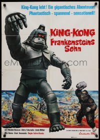 4r230 KING KONG ESCAPES German R72 Kingukongu no Gyakushu, Toho, Ishiro Honda, cool art!