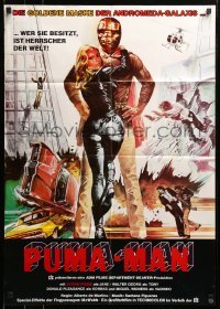 4r268 PUMAMAN German '81 George Alton in title role as wacky Italian super hero!