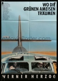 4r316 WHERE THE GREEN ANTS DREAM German '84 Werner Herzog, image of Aborigines in plane!