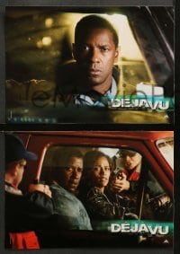 4r524 DEJA VU 6 French LCs '06 great images of Denzel Washington & sexy Paula Patton!