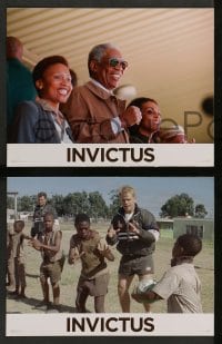 4r450 INVICTUS 8 French LCs '10 Morgan Freeman as Nelson Mandela, Matt Damon, rugby!