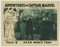 4s532 ADVENTURES OF CAPTAIN MARVEL chapter 9 LC '41 Kenne Duncan & Stanley Price putting guy in cage