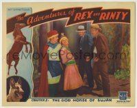 4s533 ADVENTURES OF REX & RINTY chapter 1 LC '35 The God Horse of Sujan, Mascot serial, full-color!