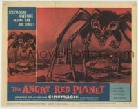 4s540 ANGRY RED PLANET LC #8 '60 great artwork of gigantic drooling bat-rat-spider creature!