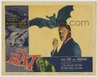 4s548 BAT LC #3 '59 best image of smoking Vincent Price & giant bat flying overhead!