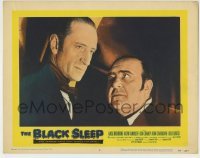 4s558 BLACK SLEEP LC #6 '56 c/u of Basil Rathbone & Akim Tamiroff, terror-drug wakes the dead!