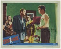 4s590 CRISS CROSS LC #3 '48 Yvonne De Carlo watches Burt Lancaster & Dan Duryea in a tense moment!