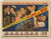 4s193 IN LOVE & WAR TC '58 U.S. Marines Robert Wagner & Jeff Hunter, Dana Wynter!