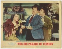 4s758 MGM'S BIG PARADE OF COMEDY LC #7 '64 Stan Laurel & Oliver Hardy fight sexy Lupe Velez w/eggs!