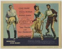 4s345 PRIDE & THE PASSION TC '57 Cary Grant w/sword, Frank Sinatra w/whip, sexy Sophia Loren!