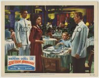 4s870 SLATTERY'S HURRICANE LC #6 '49 Veronica Lake & Richard Widmark stare at Linda Darnell!