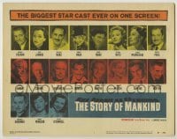 4s431 STORY OF MANKIND TC '57 Groucho & Harpo Marx, Vincent Price, plus many other star portraits!