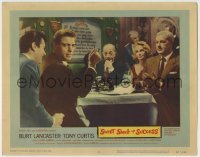 4s914 SWEET SMELL OF SUCCESS LC #8 '57 Burt Lancaster as Hunsecker, Tony Curtis as Sidney Falco!