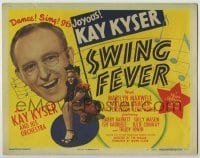 4s440 SWING FEVER TC '44 c/u of Kay Kyser & sexy Marilyn Maxwell on giant musical note!