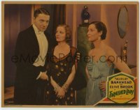 4s919 TARNISHED LADY LC '31 Tallulah Bankhead between Clive Brook & sexy Phoebe Foster!