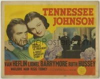 4s450 TENNESSEE JOHNSON TC '43 Van Heflin as Andrew Johnson with pretty Ruth Hussey!