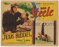 4s453 TEXAS BUDDIES TC '32 airplane pilot Bob Steele in a modern cowboy western!