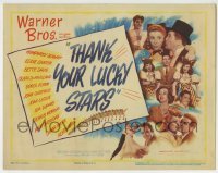 4s454 THANK YOUR LUCKY STARS TC '43 Warner Bros. all-star patriotic musical, pretty girls!