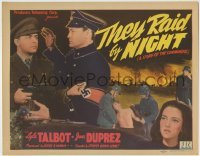 4s461 THEY RAID BY NIGHT TC '42 Lyle Talbot & June Duprez, A Story of the Commandos, World War II!