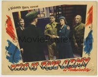 4s930 THIS IS THE ARMY LC '43 Ronald Reagan & Red Cross nurse Joan Leslie, Irving Berlin musical!